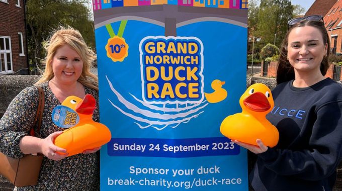 FOUR Sponsor A Duck For Break’s Grand Norwich Duck Race